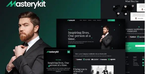 MasteryKit – Business Coach Elementor Template Kit