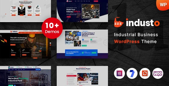 Industo – Factory & Industry WordPress Theme